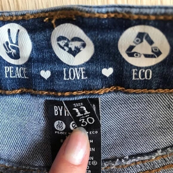 Coastal Cowgirl Rewash High-Waisted Button Fly Cutoff Shorts Y2K Baddie - Picture 4 of 10